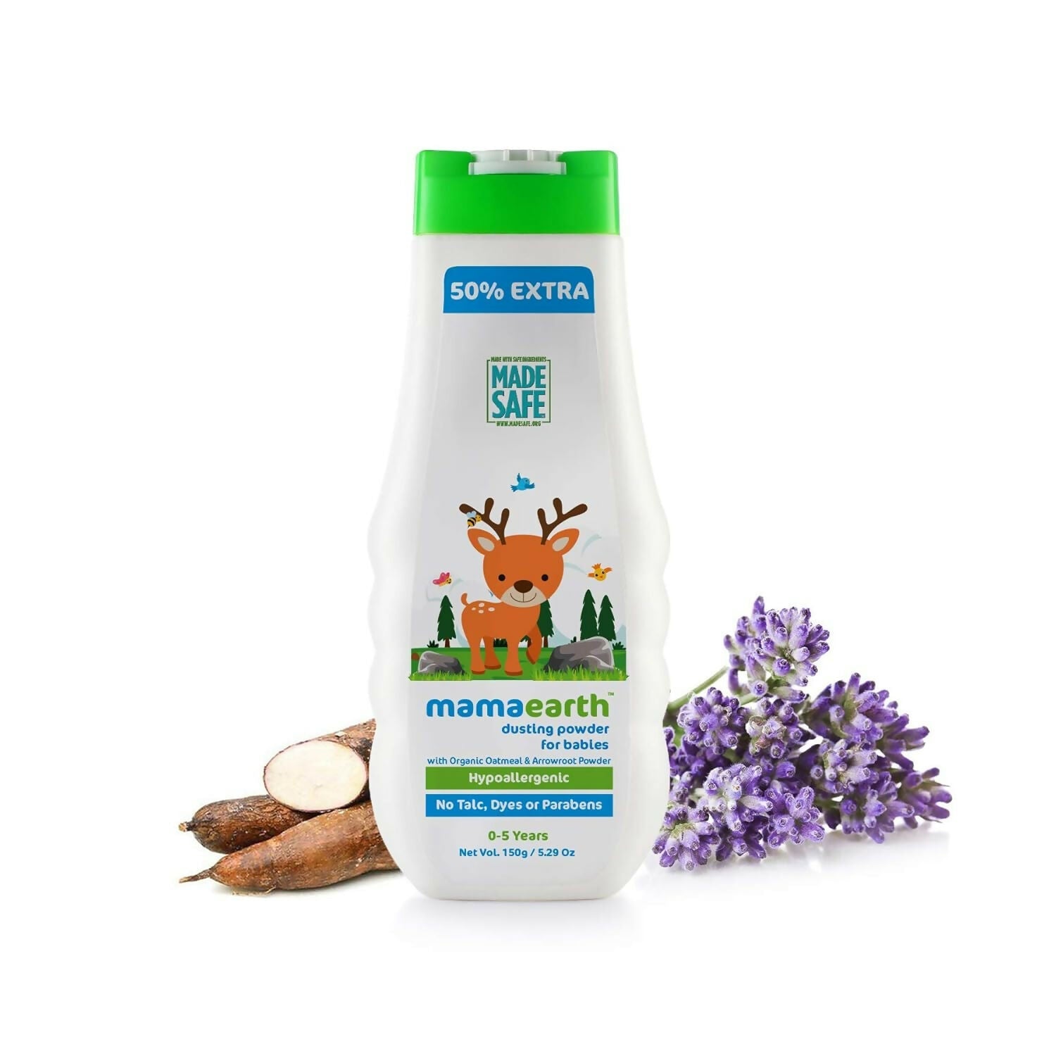 Mamaearth Dusting Powder & Gentle Cleansing Shampoo & Daily Moisturizing Lotion