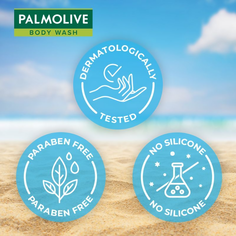 Palmolive Aloevera & Thermal Minerals Feel The Massage, Exfoliating Moisturizing Body Wash