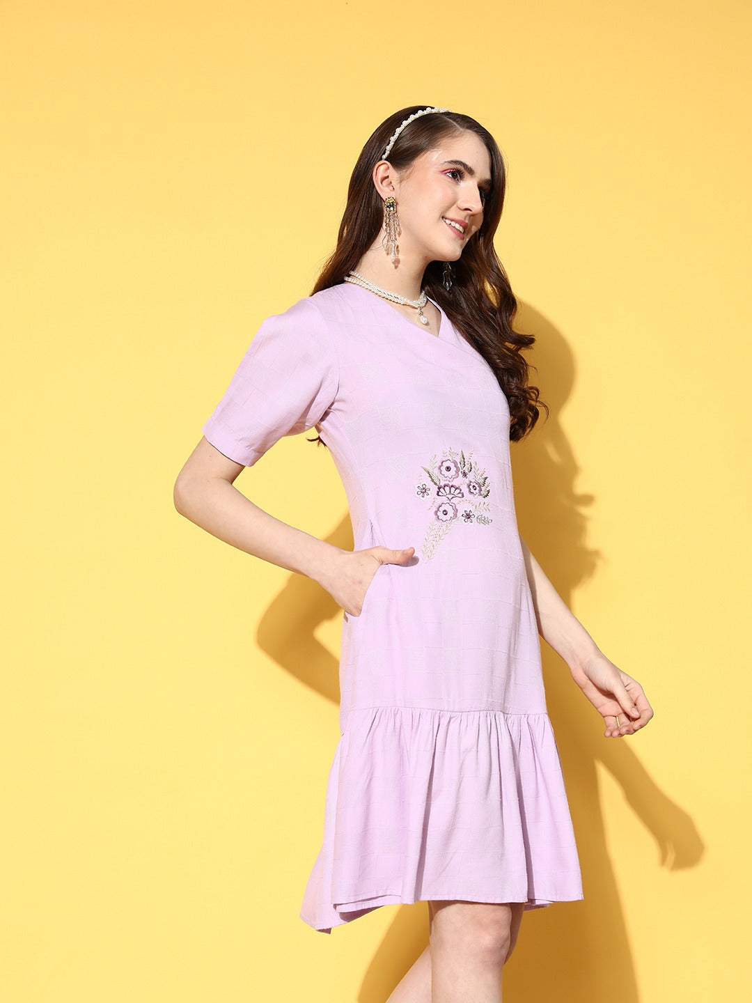 Yufta Floral A-Line Dress