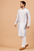 Manatee Basik Kurta Cadet Grey Coloured by Hilo Design
