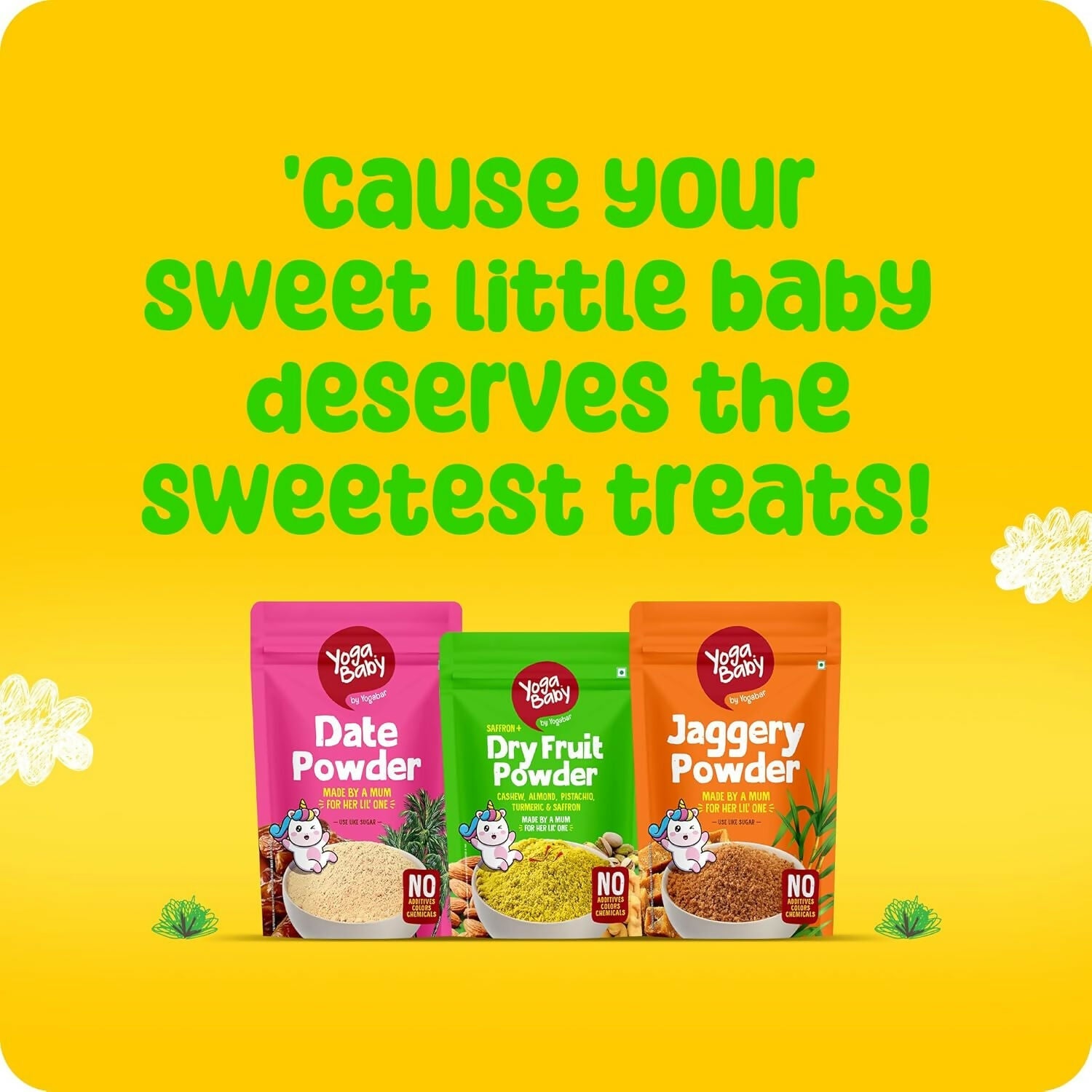 Yoga Bar Yogababy Dry Fruit Powder, Healthy Nut Powders For Infants, Kids