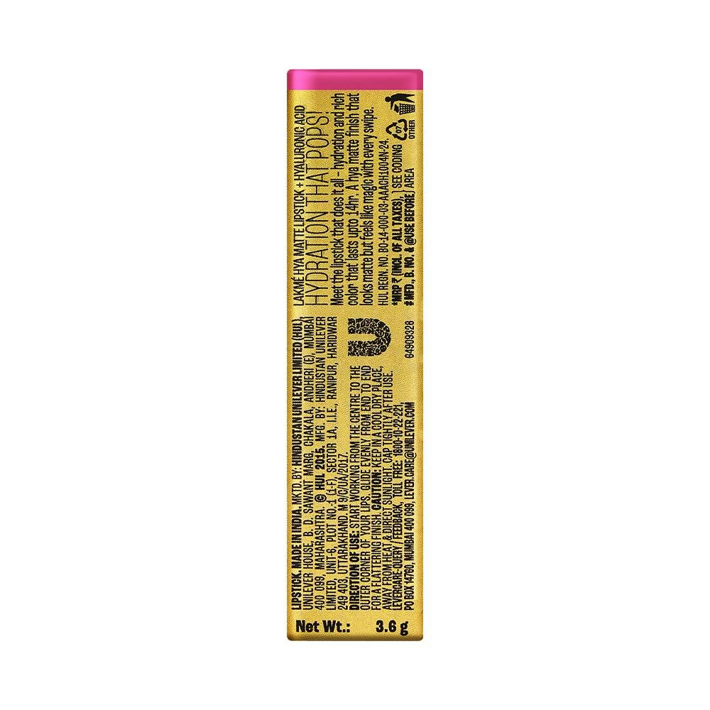 Lakme 9to5 Hya Matte Lipstick - Promotion Pink