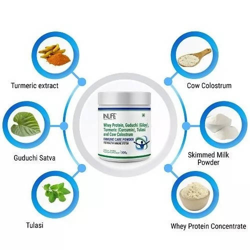 Inlife Immune Care Powder Vanilla Flavour