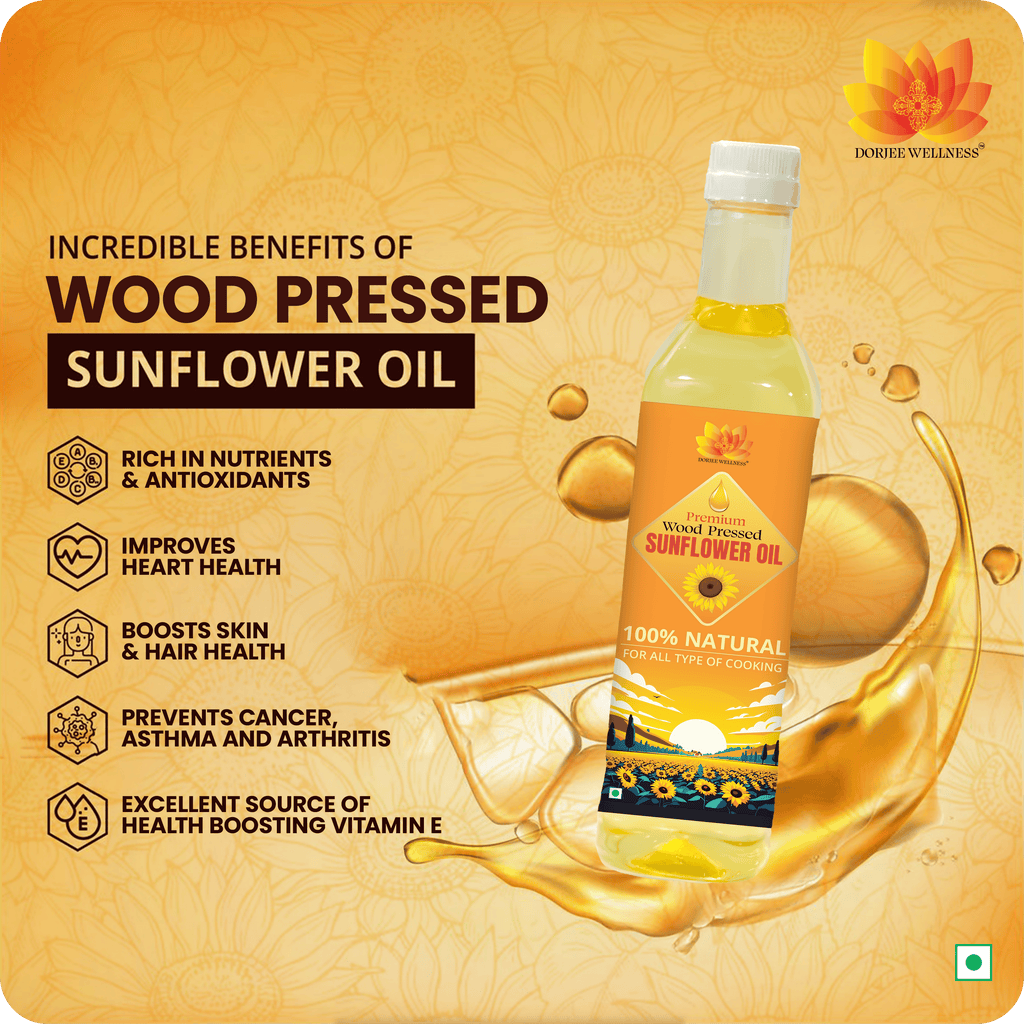 Dorjee Wellness Wood Pressed Sunflower Oil