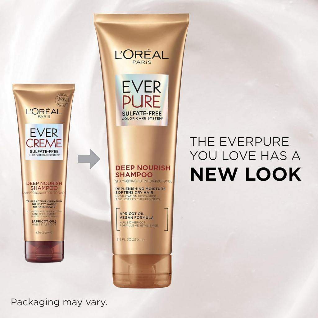 L'Oreal Paris Sulfate Free Moisture Shampoo (Evercreme Moisture Care Deep Nourish)