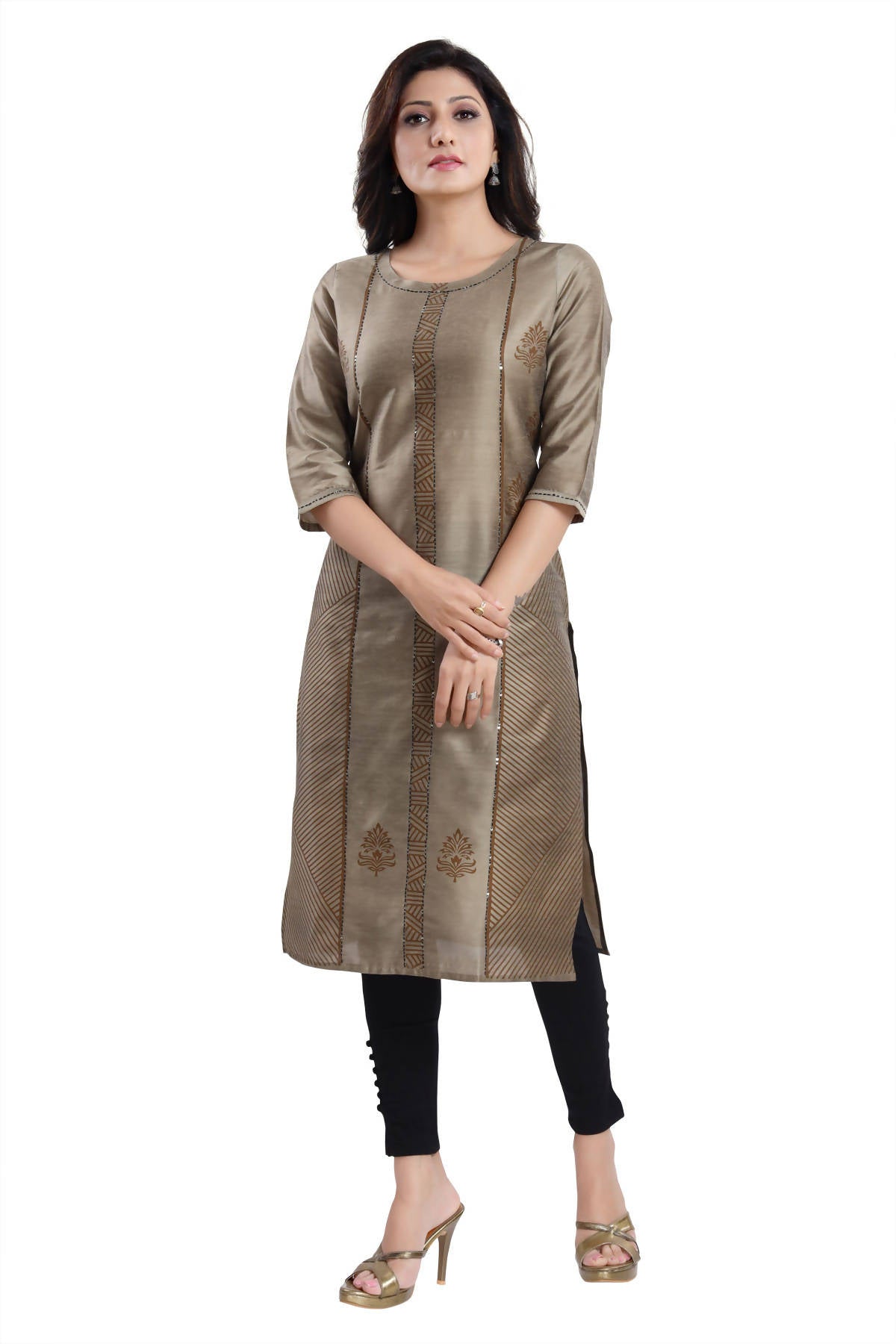 Snehal Creations Cotton Silk Formal Wear Tunic For Women