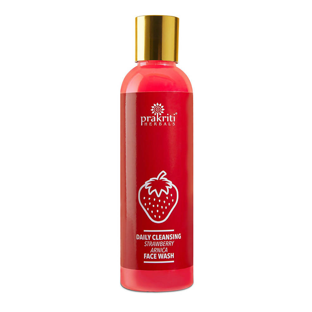 Prakriti Herbals Daily Cleansing Strawberry Arnica Face Wash