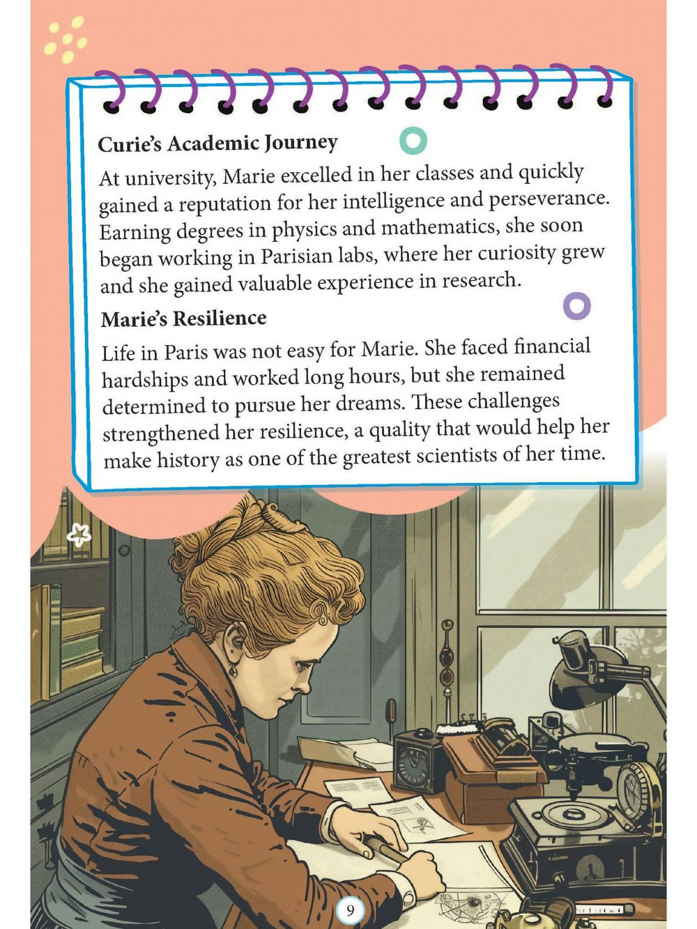 Dreamland Publications Marie Curie Icons of Inspiration Illustrated Biography For Kids