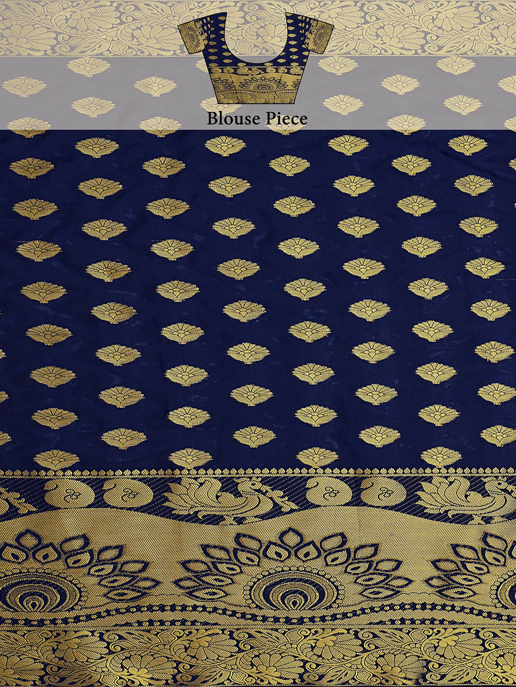 Mimosa Women's Banarasi Art Silk Multicolor Saree