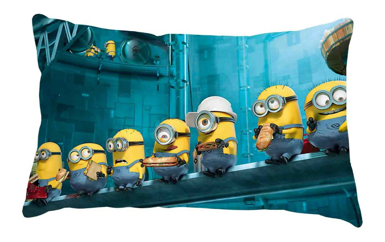 Unique Fashion Microfibre Filled Cushion For Kids - Multi Minions