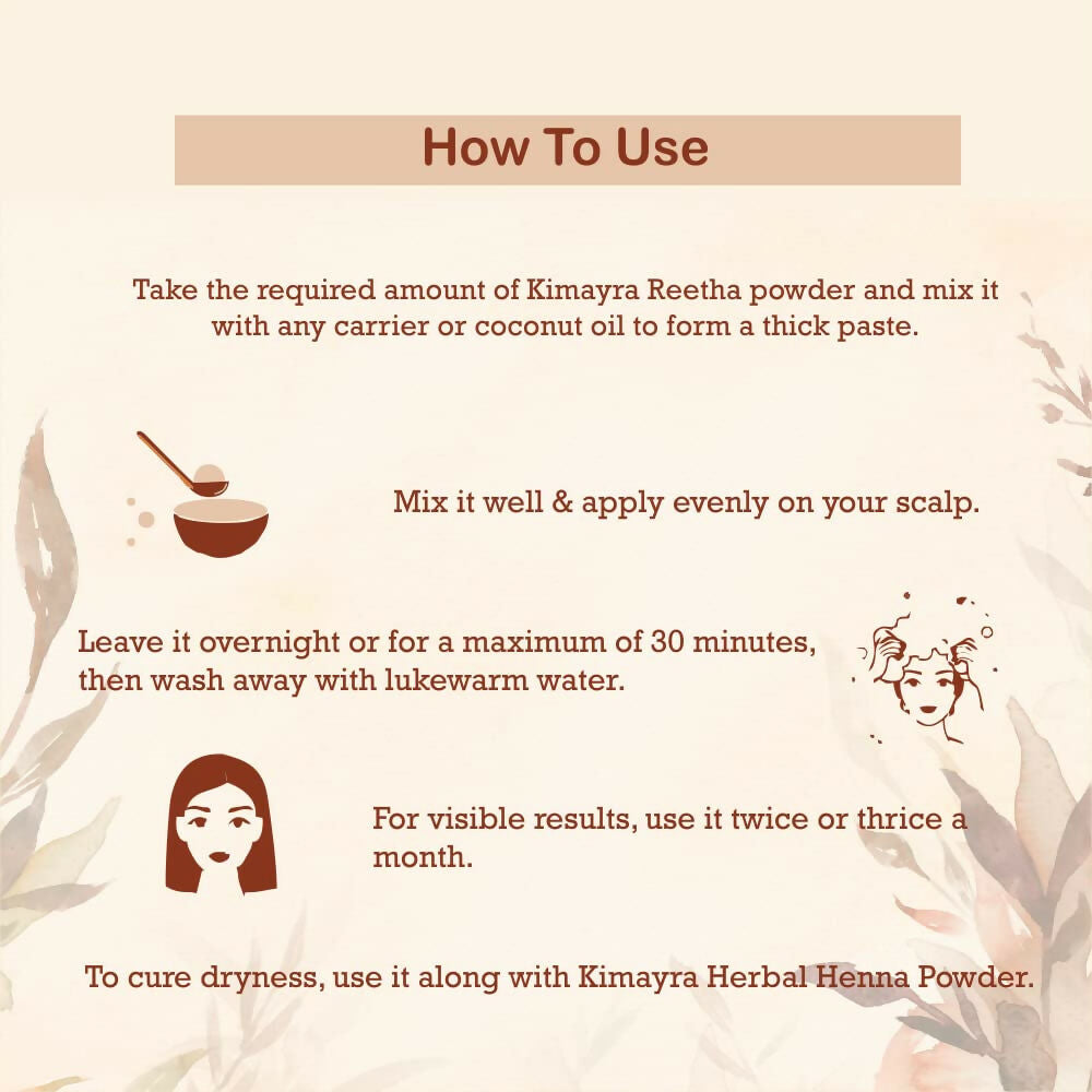 Kimayra Reetha Powder For Hair Growth & Prevents Dandruff