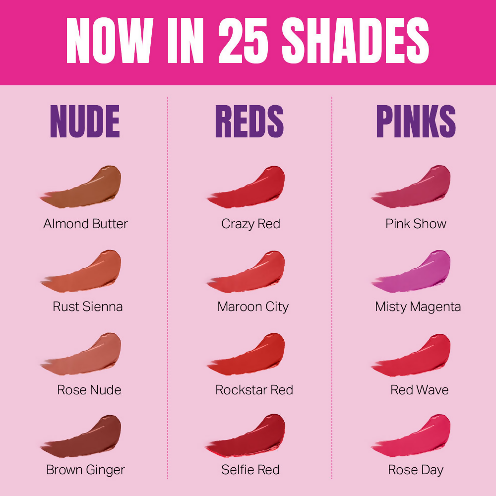 Elle 18 Color Pop Matte Lip Color - P28 Misty Magenta