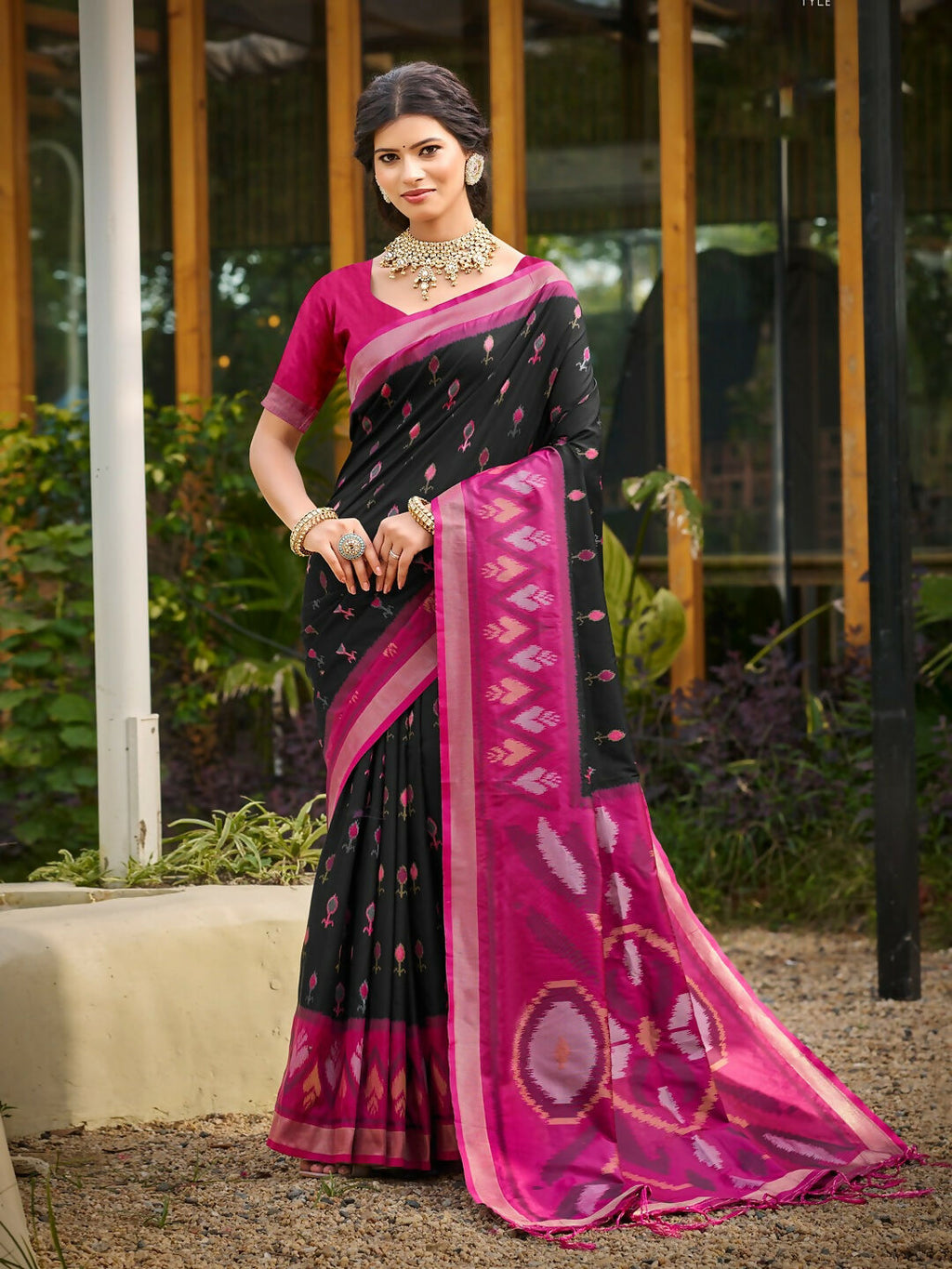 Shree Shyam Fashion Blue Soft Silk Saree