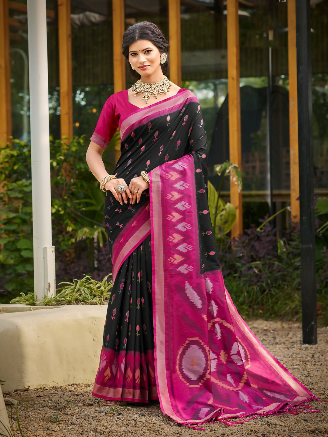 Shree Shyam Fashion Blue Soft Silk Saree