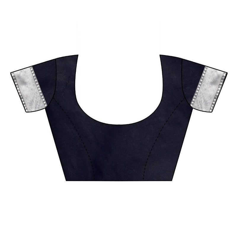 Vamika Banarasi Jacquard Weaving Black Saree (AMEE BLACK)