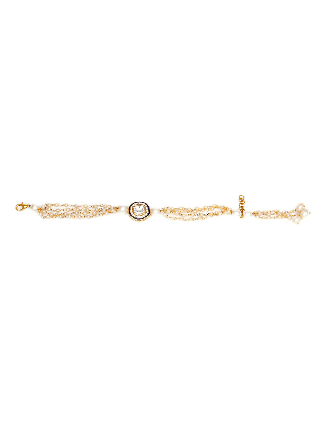 Designer kundan Rakhi - Ruby Raang