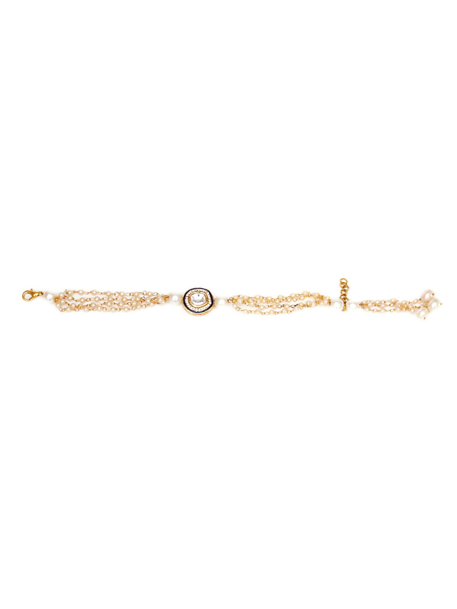 Designer kundan Rakhi - Ruby Raang