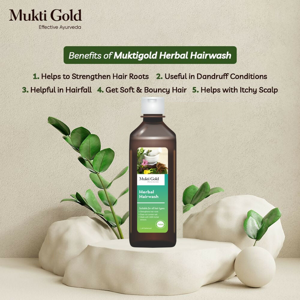 Axiom Mukti Gold Herbal Hair Wash