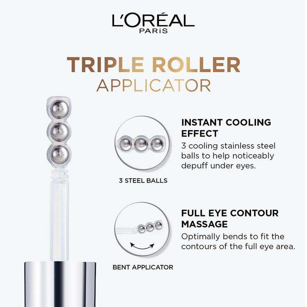 L'Oreal Paris Glycolic Bright Dark Circle Eye Serum With 3% [Glycolic + Vit Cg + Niacinamide]