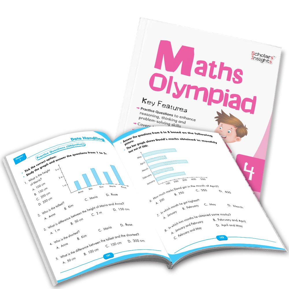 Grade 4 Comprehensive Learning with Mathematics Workbooks Set of 4 Ages 9-10 Years: Gear Up Math, Mental Math, Olympiad, and Challenging Word Problems