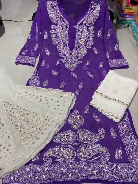 Arfa Fashion House New Collection Of Chikankari Gota Patti Lovers