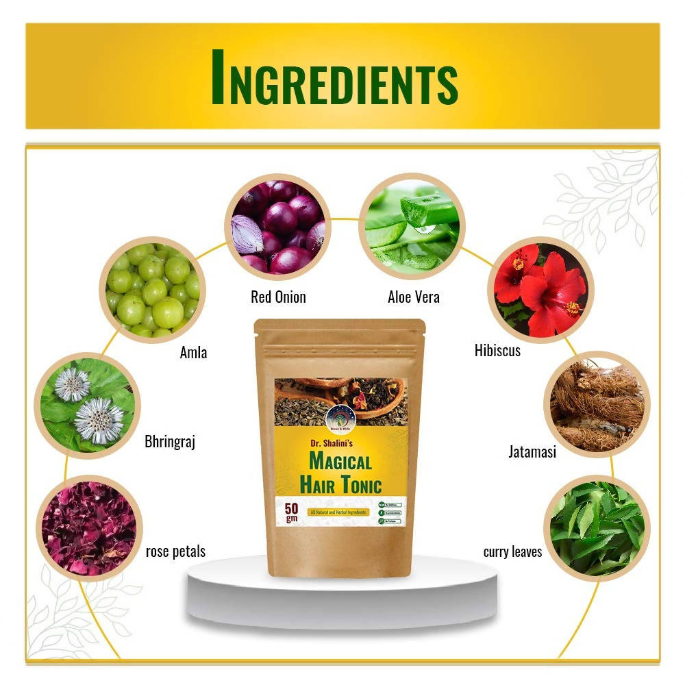 Brown & White Magical Hair Tonic
