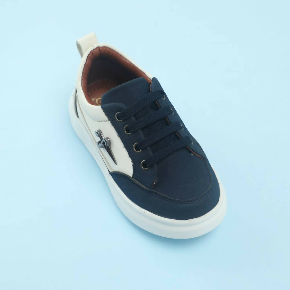 Tiny Bugs Boys Lace Up Casual Shoes - Blue