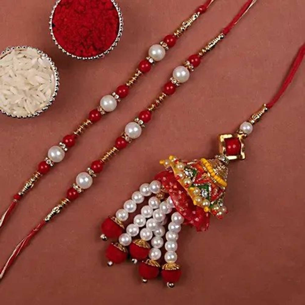 Pearl & Lumba Rakhis With Celebrations