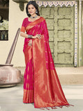 Shree Shyam Fashion Silk Pink Saree