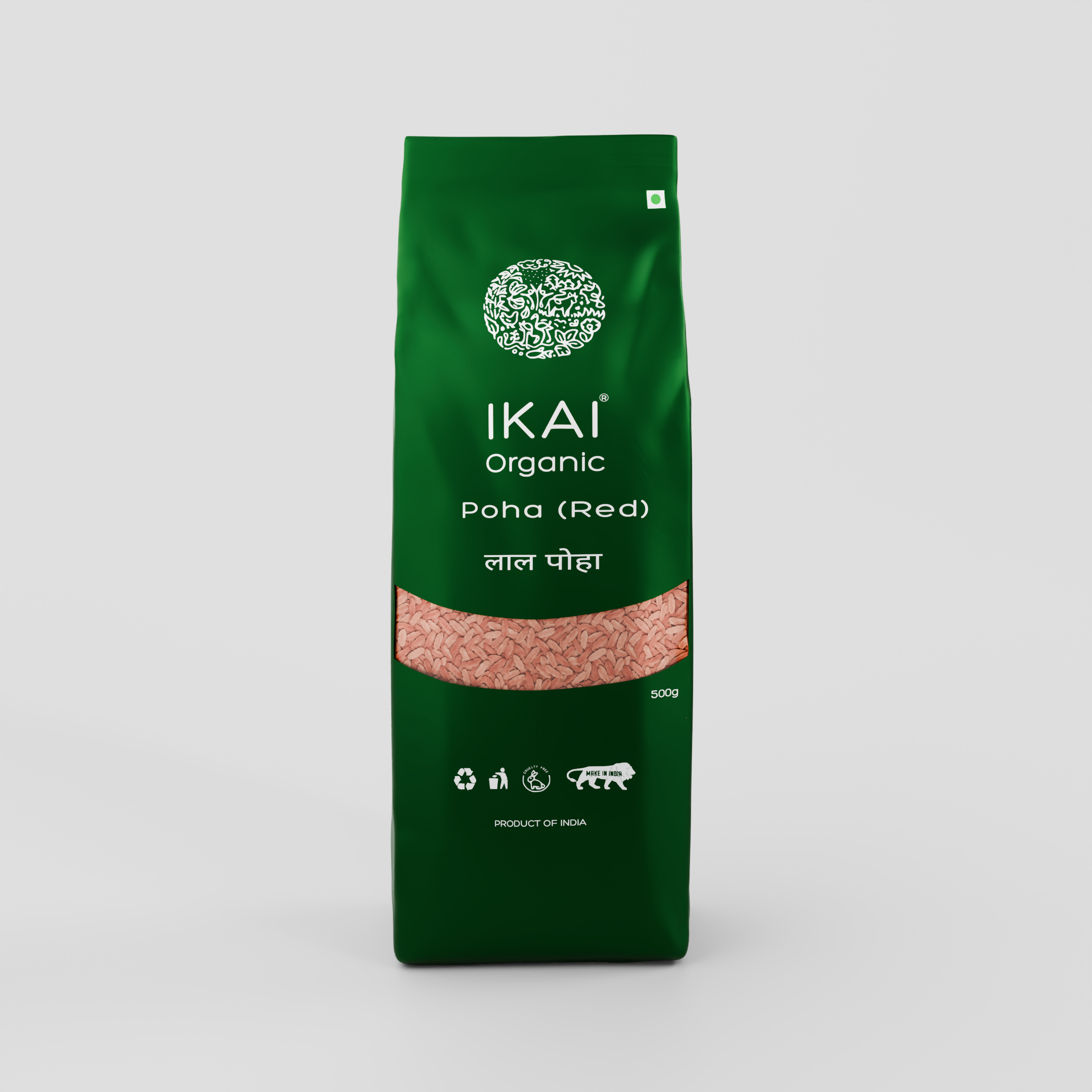 IKAI Organic Poha (Red) ,Chivda