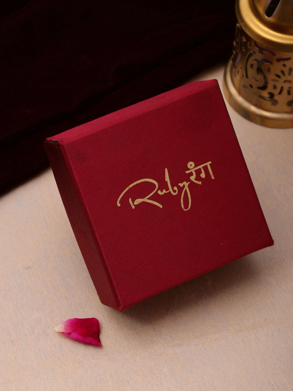 Ruby Raang Kundan and Pink Stone Necklace