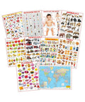 Dreamland Educational Charts - Combo 5 (10 Charts) : Children Early Learning Laminated Chart