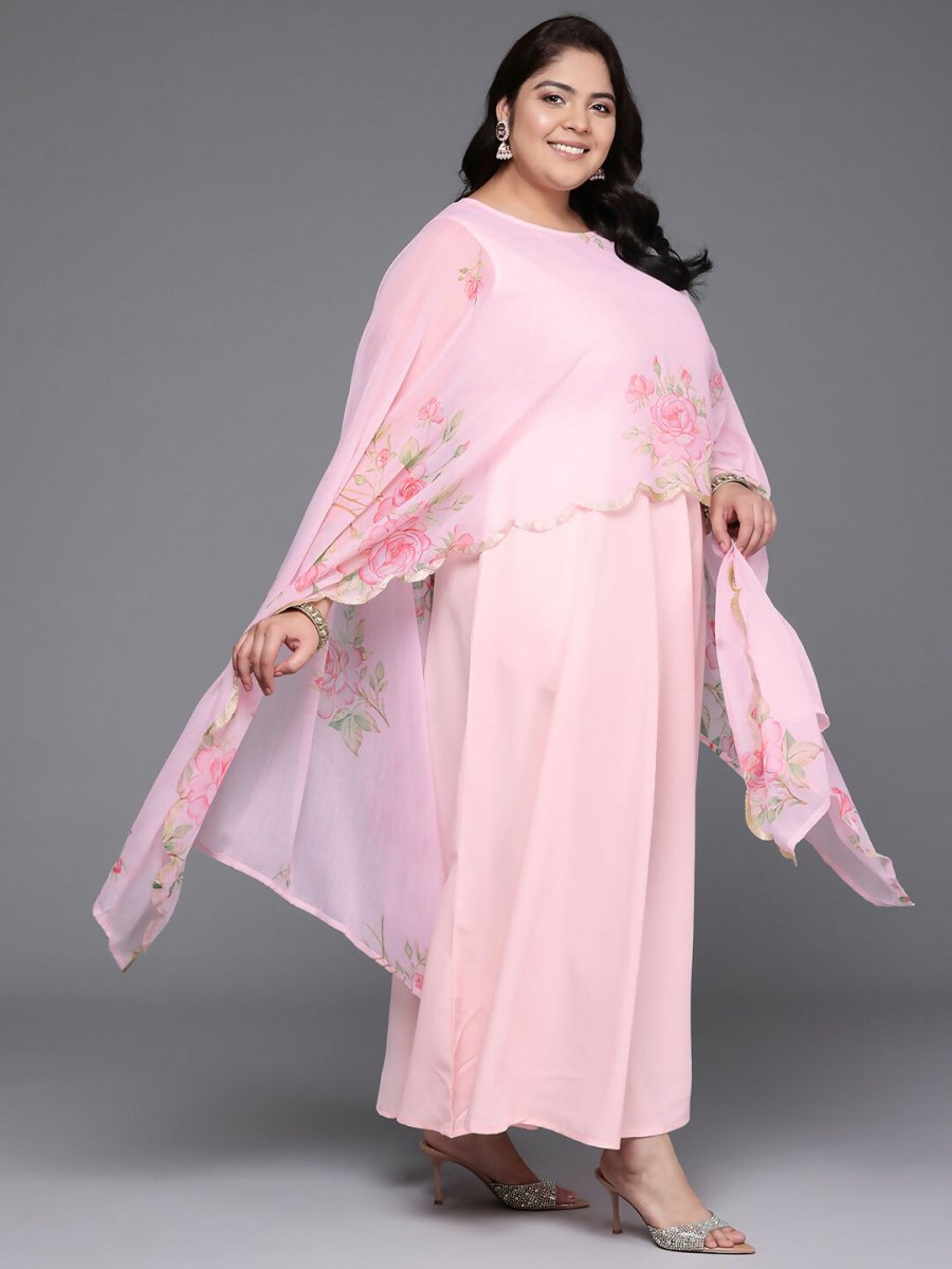 Ahalyaa Women's Traditional wear Ethnic Dress - Pink