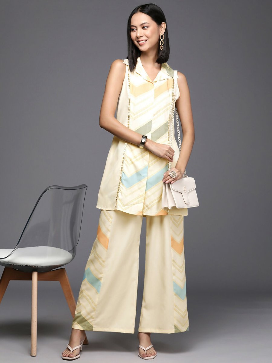 Ahalyaa Women's Traditional Wear Co-ods - Off-white