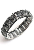 Mominos Fashion Kamal Johar Oxidised Silver Bangles Set