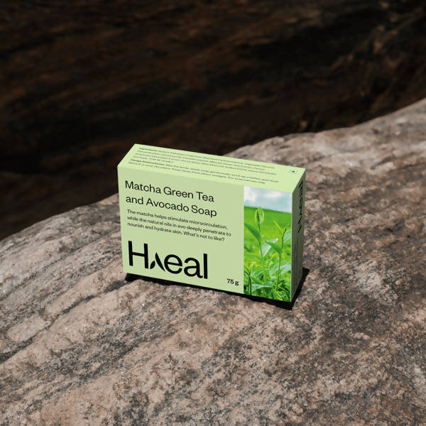 Haeal Matcha Green Tea and Avocado Soap