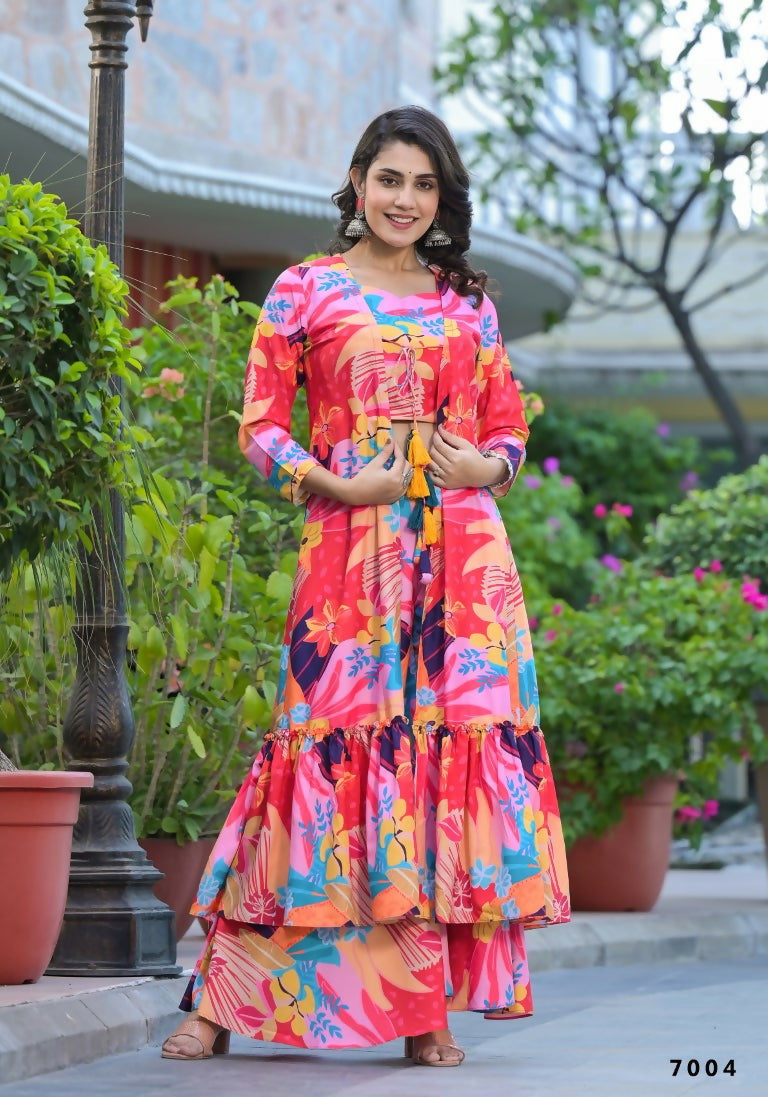 Designer Stylish Multi Ab Cotton Stitched jacket Style - Anbazaar