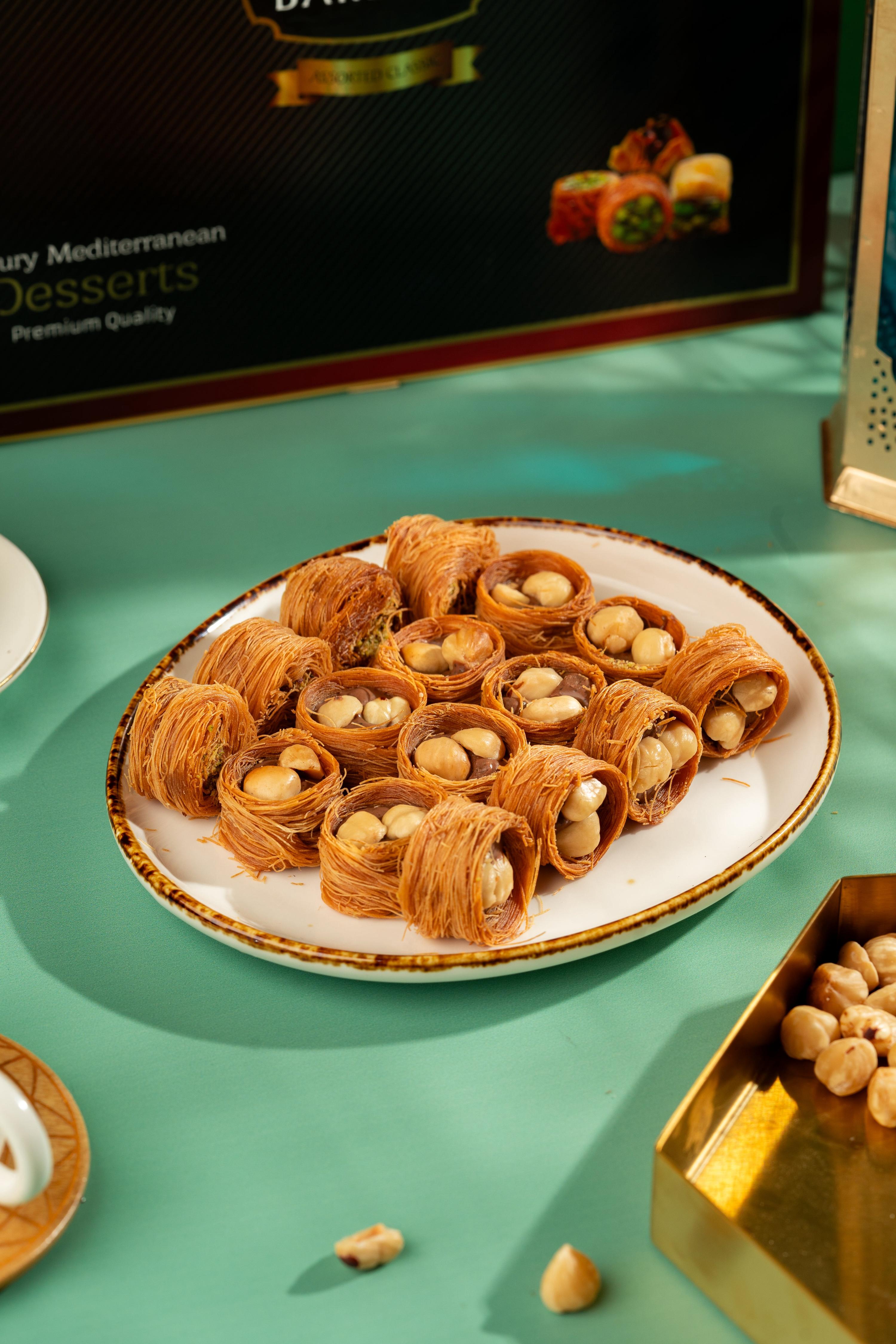 Gourmet Baklava Crescent Gift Box Of Assorted Nest Baklava