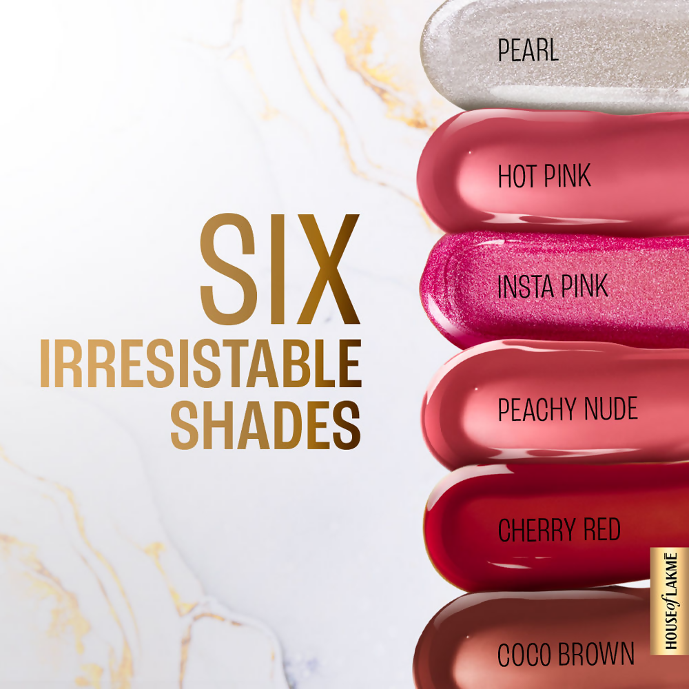 Lakme Superglow Vit C Gloss - Peachy Nude
