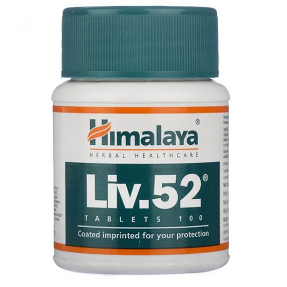 Himalaya Liv.52 Herbal Supplement Tablets - 100 Counts - Pack of 1