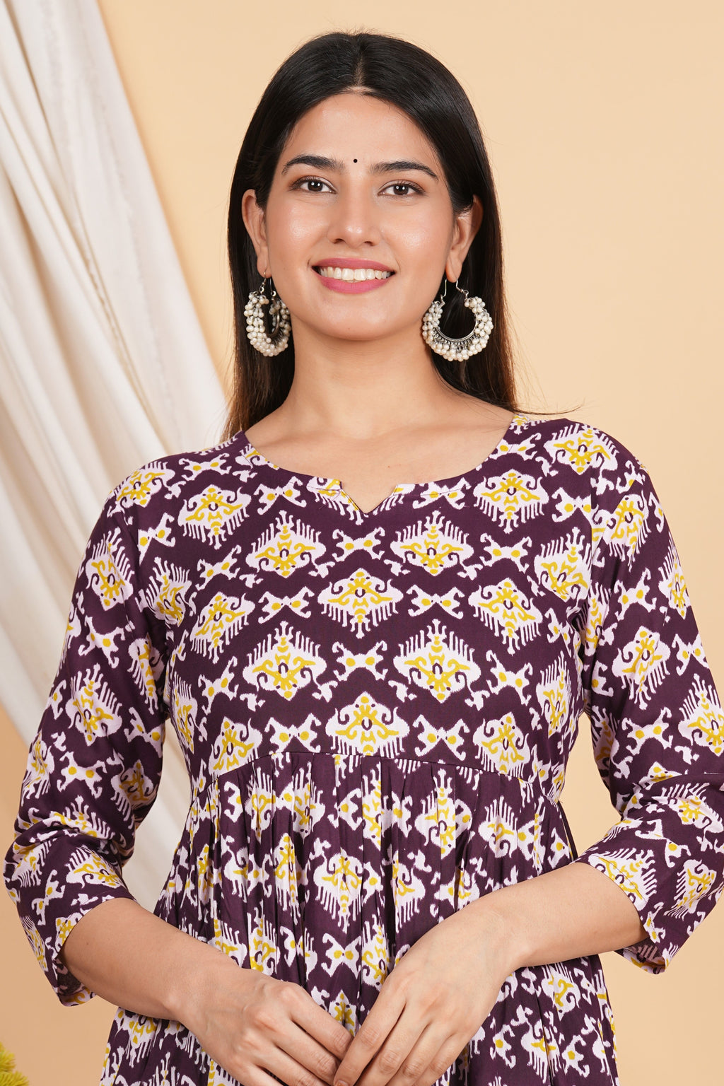 House of RP Women Blue& Multi Rayon Digital Print Kurta & Pant Set