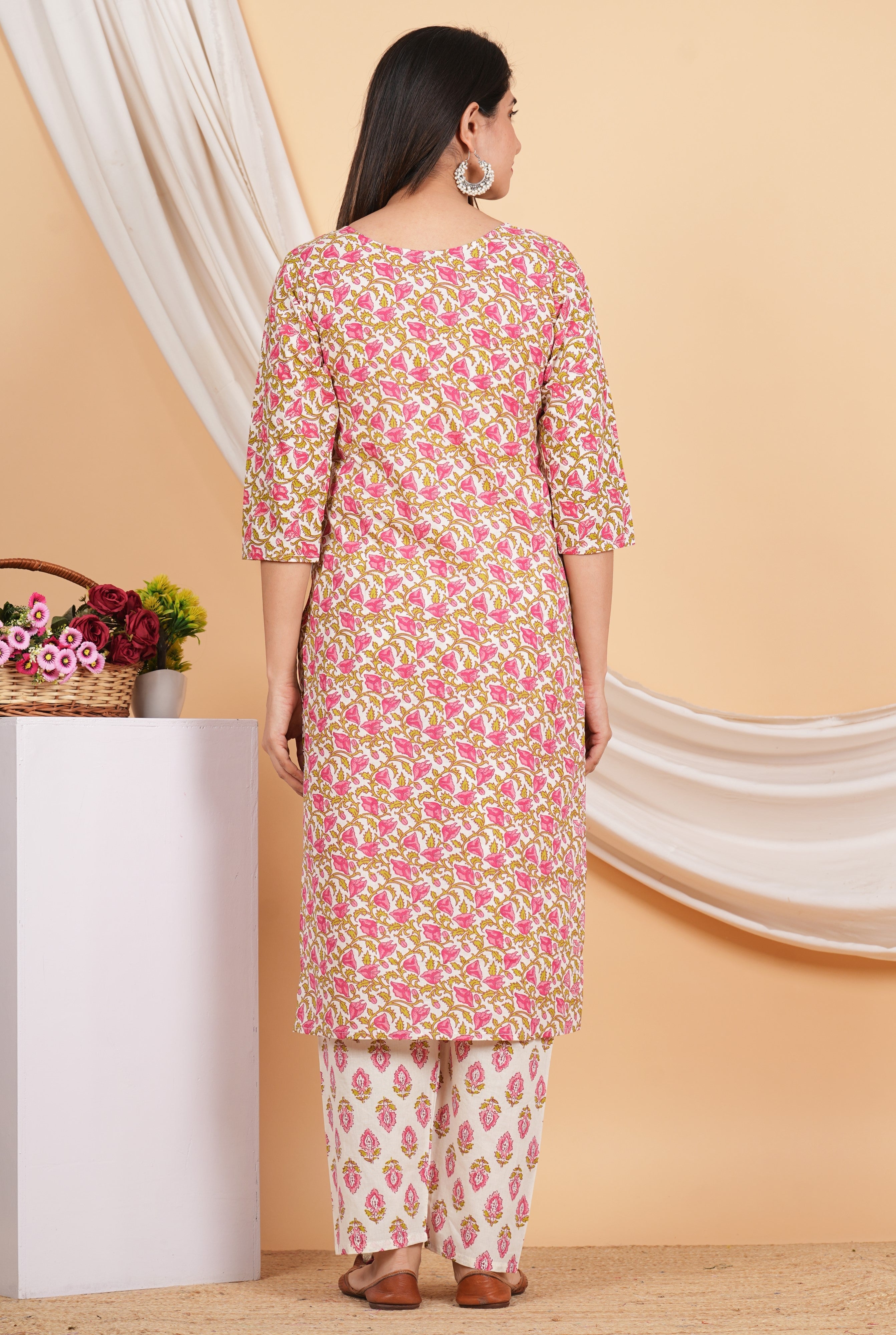 House of RP Women Rayon Floral Print Kurta & Pant Set