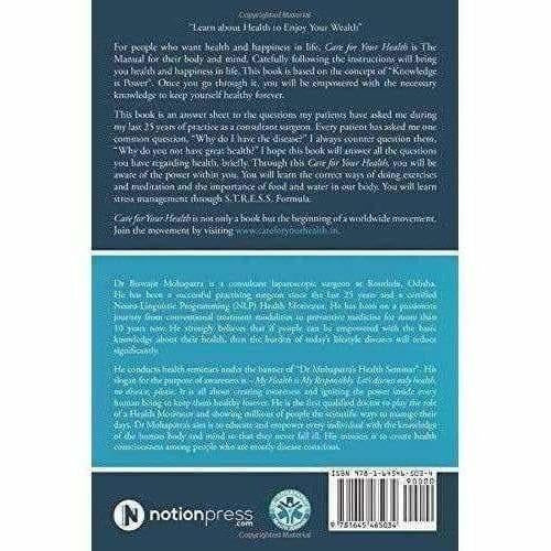 Care For Your Health: A User Manual for Living Healthy