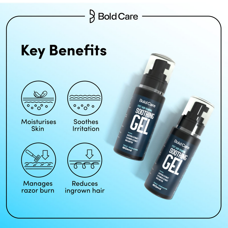 Bold Care Post Hair Removal Soothing Gel