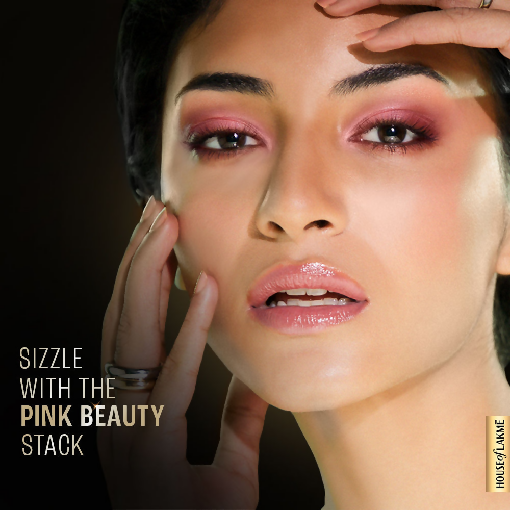 Lakme 9 To 5 Eyeconic Cream Powder Eyeshadow Stack - Pink Beauty
