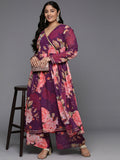 Ahalyaa Women's Traditional wear Kurta Set - Purple