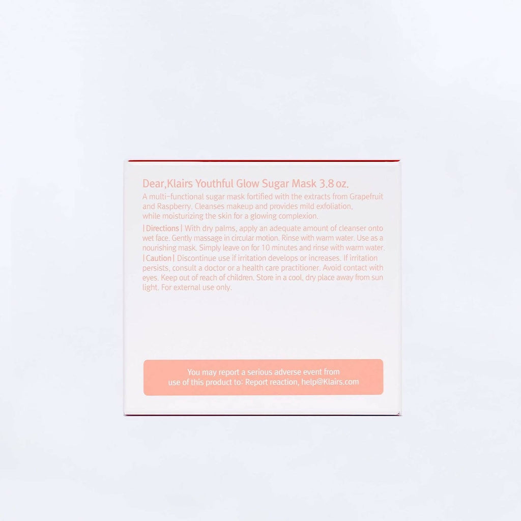 Dear Klairs Youthful Glow Sugar Mask