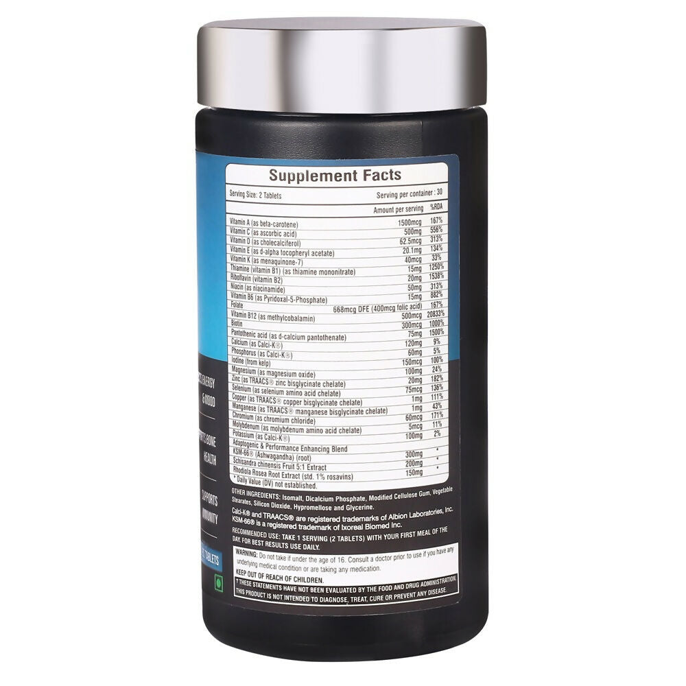 Reformulate Forte Men Multivitamin I Boosts Energy & Mood I Supports Immunity Tablets