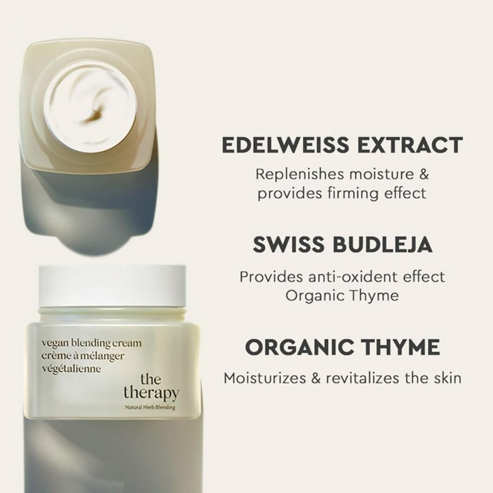 The Face Shop The Therapy Vegan Blending Cream Organic & Vegan 2 In 1 Gel & Cream