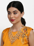 Kundan Neckpiece - Ruby Raang